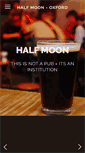Mobile Screenshot of halfmoonoxford.com