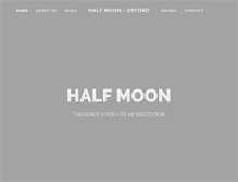 Tablet Screenshot of halfmoonoxford.com